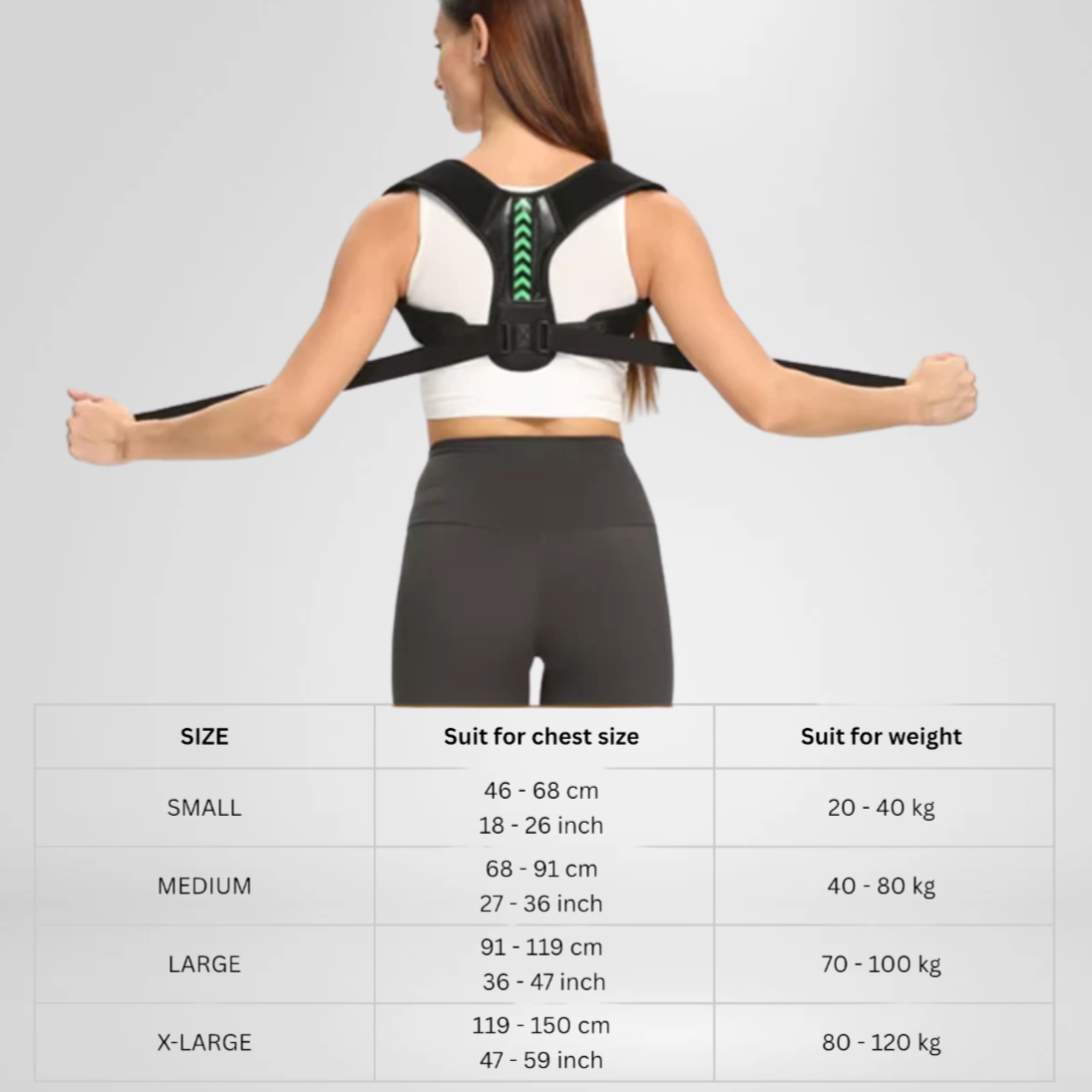 Unisex Adjustable Spine & Clavicle Corrector